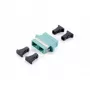 Sprzęgacz światłowodowy Equip SC, dupleks wielomodowy OM3, SC, turkusowy, wielomodowy, 34,7 mm, 9,4 mm, 33 mm