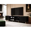 Cama szafka RTV PAFOS 200x42x52 czarny matowy