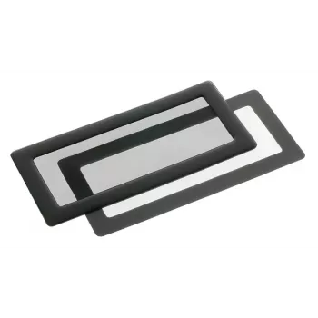 Filtr przeciwkurzowy DEMCiflex Standard na 2 wentylatory 40 mm, czarny, 130,7×60 mm