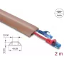Osłona kablowa DELOCK 20764 Brązowa PVC 1 szt.