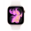 Apple Watch Series 11 GPS 46mm Koperta aluminiowa w kolorze Rose Gold z paskiem Light Blush Sport S/M