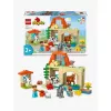 Zestaw konstrukcyjny LEGO DUPLO Opieka nad zwierzętami gospodarskimi 10416 — 74 elementy, 2 minifigurki, wiek 2+