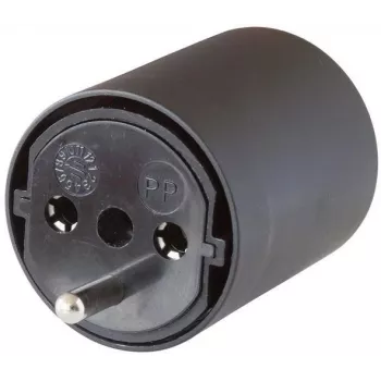 Adapter wtyczki zasilającej Brennenstuhl 1081592404 czarny