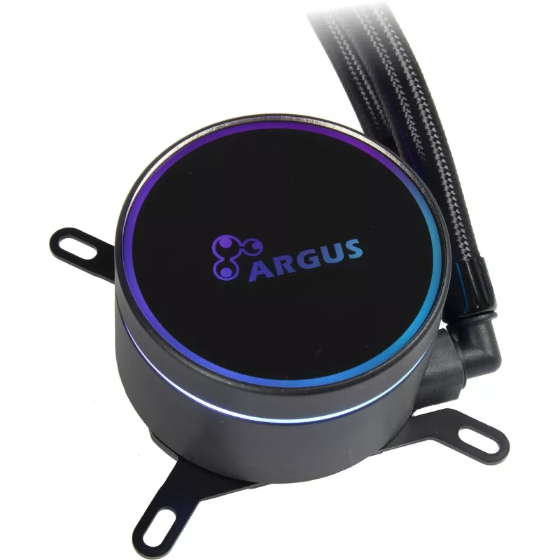 Chłodzenie cieczą All-in-one INTER-TECH LC-360 RGB — wentylator 12 cm, łożysko hydrauliczne, czarny
