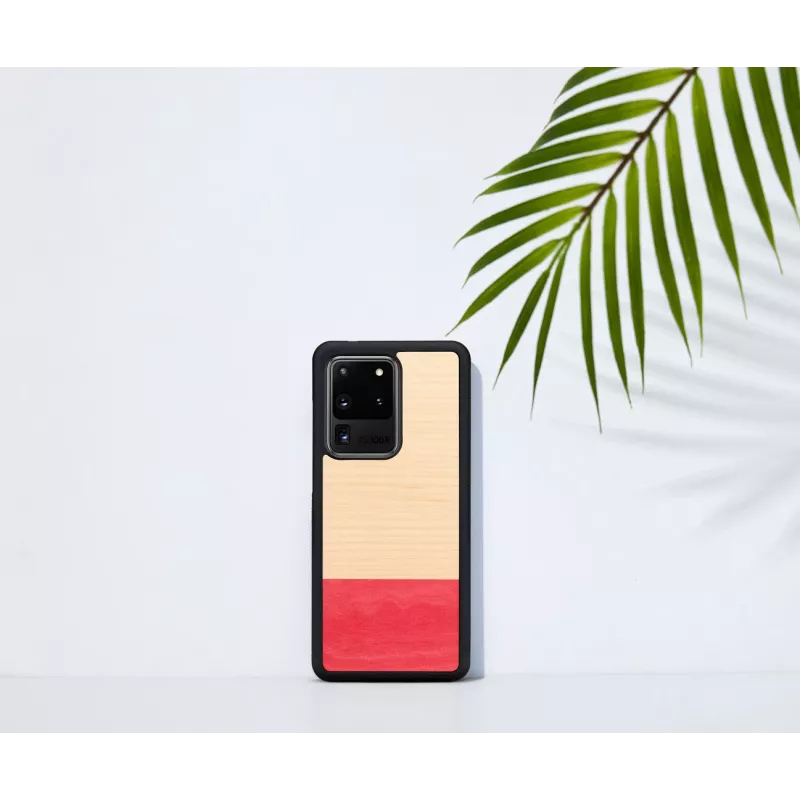 Etui Man and Wood Galaxy S20 Ultra miss match Czarny — ochronne etui na plecki do Samsung Galaxy S20 Ultra