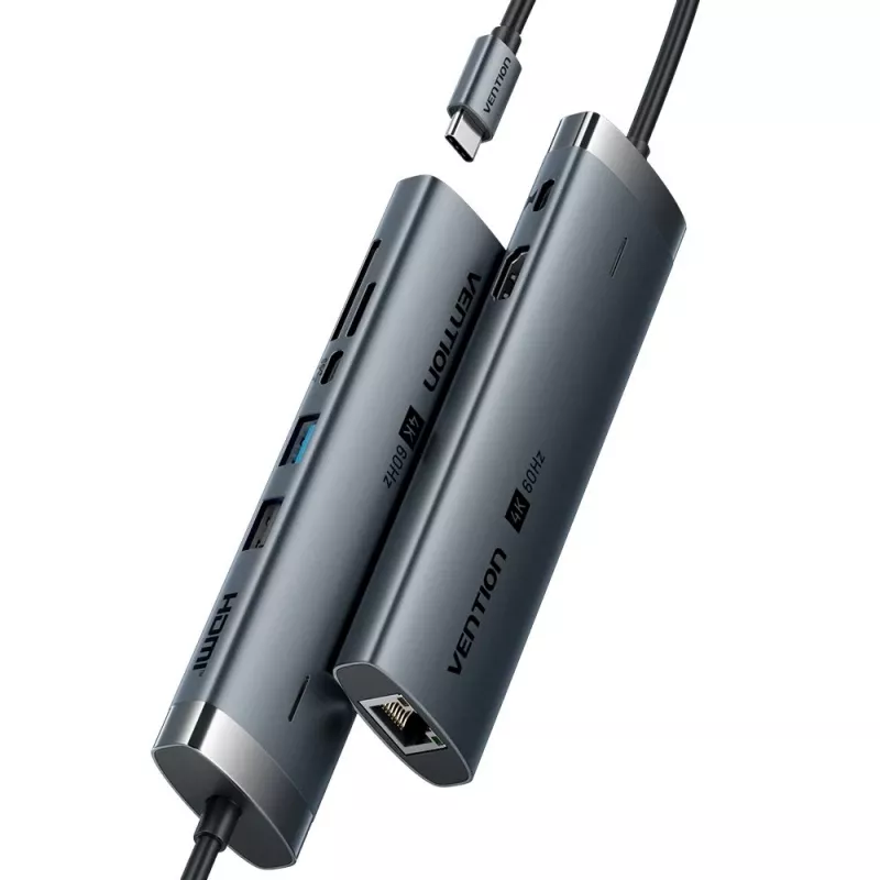 Stacja dokująca Vention USB-C 8-w-1 4K 60Hz 100W