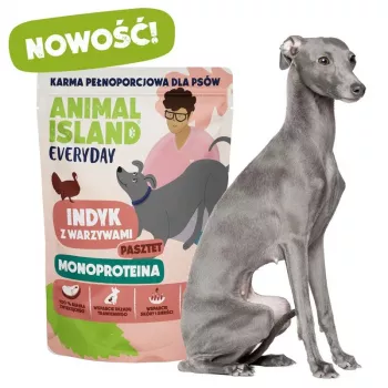 ANIMAL ISLAND Mono-Protein Turkey dla psów 300g