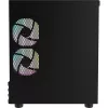 Mikro obudowa PC Thermaltake View 170 WS ARGB — Obudowa Micro, czarna, obsługa zasilacza PS2, 2x wentylator boczny 120 mm + 1x wentylator tylny 120 mm, dysk HDD 2,5/3,5 cala