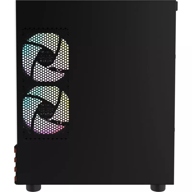 Mikro obudowa PC Thermaltake View 170 WS ARGB — Obudowa Micro, czarna, obsługa zasilacza PS2, 2x wentylator boczny 120 mm + 1x wentylator tylny 120 mm, dysk HDD 2,5/3,5 cala