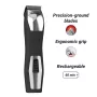 Trymer Wahl GroomsMan Pro zasilany bateriami czarny stal nierdzewna 0,7 mm 3 cm