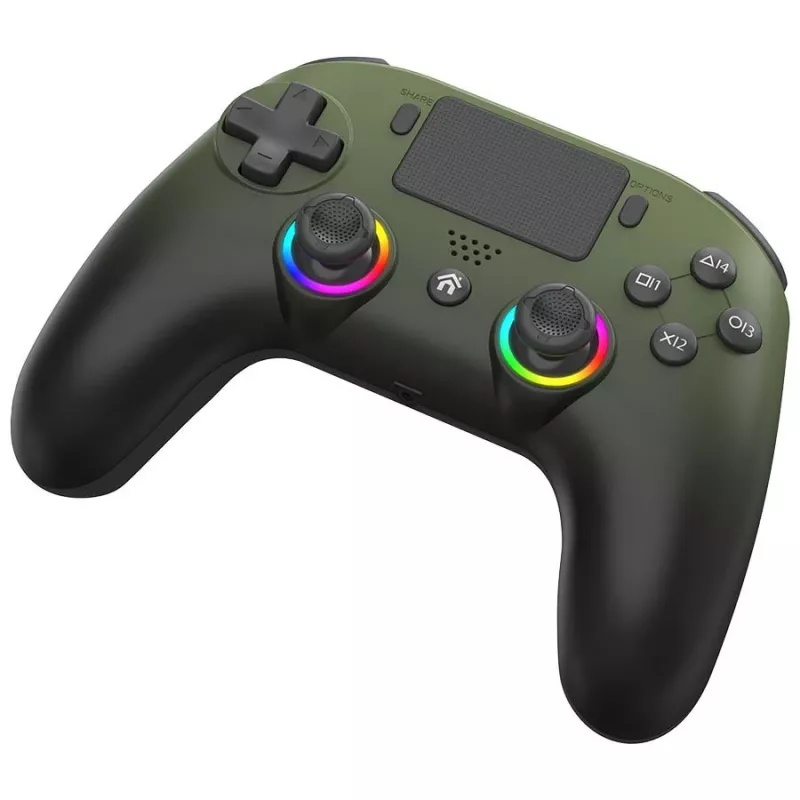 Bezprzewodowy kontroler LED Subsonic zielony do PS5