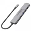 USB-C Hub Unitek 7in1 Aluminium PD 100W 5 Gbps — wieloportowy adapter z Power Delivery