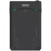 Obudowa HDD/SSD Unitek Y-3035 — 2.5/3.5 cala SATA, USB 3.2 Gen 1 (USB Type-B), 6 Gbit/s, czarna, zasilacz sieciowy