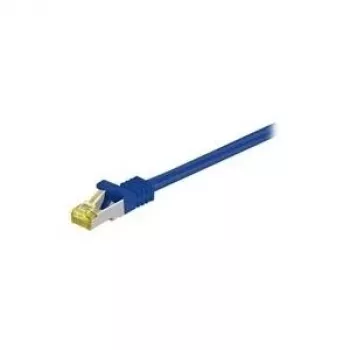 Wentronic GoobayCat.7 kabel surowy patchcord, S/FTP (PiMF), niebieski, 25 m - LSZH bezhalogenowy, miedź, wtyk RJ45 (91664)