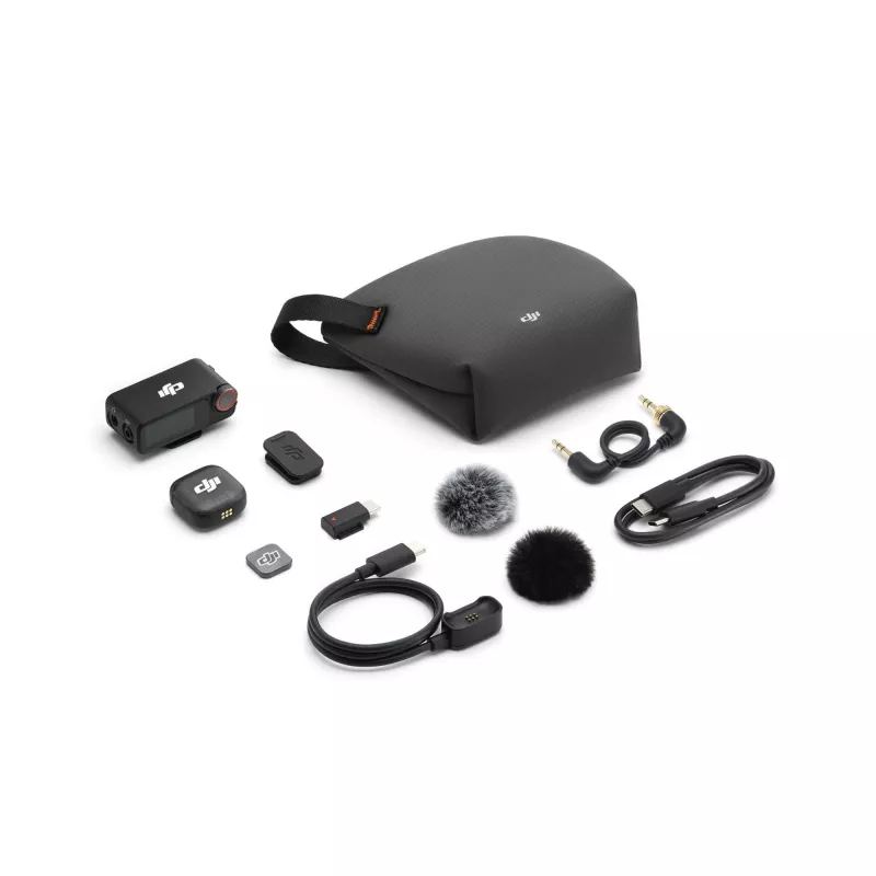 Mikrofon system DJI Camera Acc Mic 3 (1× nadajnik + 1× odbiornik)