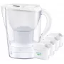 Brita Marella XL dzbanek + 4 wkłady Maxtra (biały)