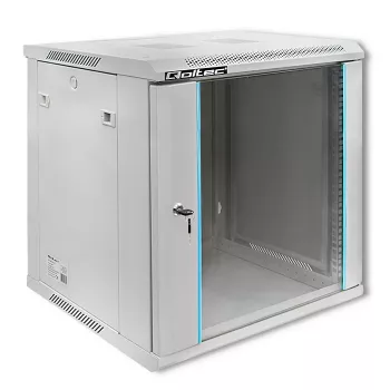 Szafa rack QOLTEC 19-calowa 12U model 54485 — obudowa sieciowa/serwerowa