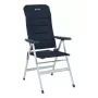 Krzesło kempingowe Outwell Clarenville — 4‑nożne, maks. obciążenie 150 kg, niebieski, 5,5 kg, 640×750 mm