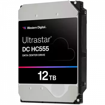 HDD Server WD Ultrastar DC HC555 12TB 512e SE, 3.5, 512MB, 7200 RPM, SATA, NP3, SKU: 0B48720