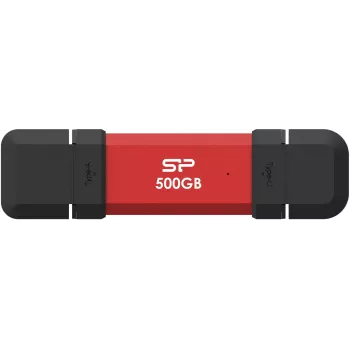 Przenośny dysk SSD Silicon Power DS72 500 GB, USB-C/USB-A 3.2 Gen 2