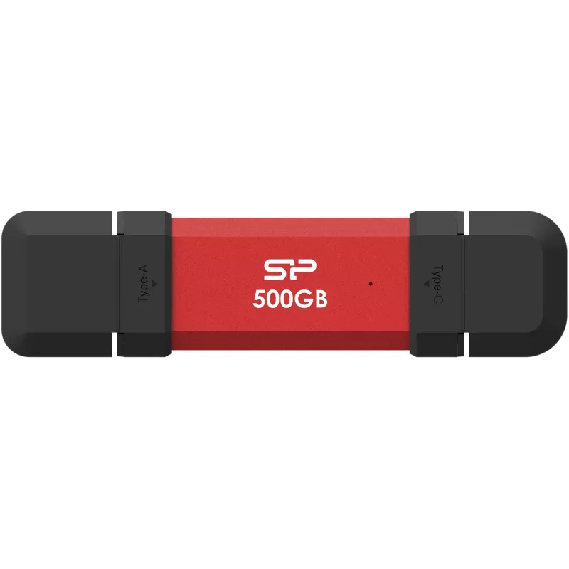 Przenośny dysk SSD Silicon Power DS72 500 GB, USB-C/USB-A 3.2 Gen 2