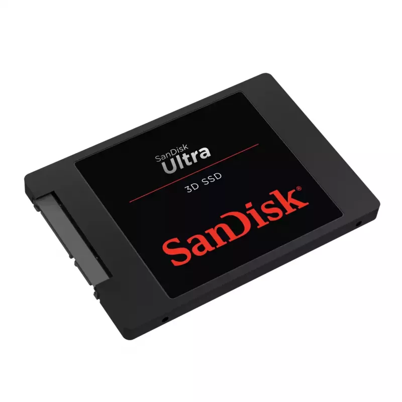 SanDisk Ultra 3D - SSD - 500GB - wewnętrzny - 2.5 (6,4 cm) - SATA 6Gb/s (SDSSDH3-500G-G26)
