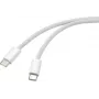 Renkforce USB Cable USB-C® Plug, USB-C® Plug 1.00 m biały Twisted Pairs RF-6056882 (RF-6056882)