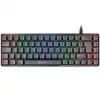 Klawiatura gamingowa GAMIAC TKL69G SF, Kailh Czerwony - czarno-szara