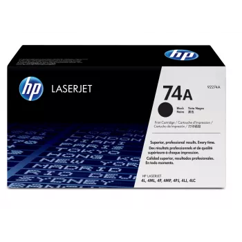 HP Toner 92274A (74A) - Czarny - Wydajność: 350 stron (92274A)