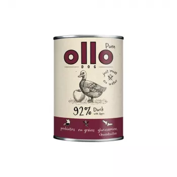 OLLO Pure Duck with apple - mokra karma dla psa - 400g