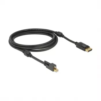 Kabel DisplayPort DeLOCK 83722 Mini DisplayPort 2m Czarny