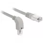 Kabel sieciowy DeLOCK 85875 2m Cat6a S/FTP Szary