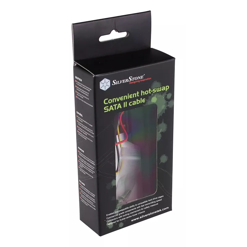 Kabel SATA Silverstone CP05 0,5 m czarny