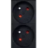 Listwa zasilająca GEMBIRD EG-PDU-9F2F — 9 gniazd francuskich (typ E), 1U rack, 16A, kabel 2 m
