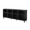 BARI komoda 200x42x82 czarny matowy