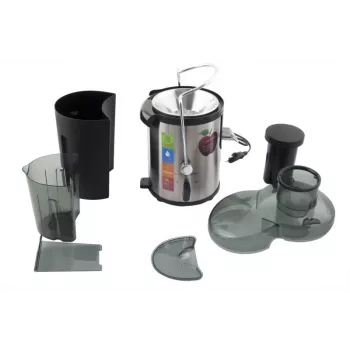 Sokowirówka ESPERANZA EKJ002 — 500 W, pojemnik na sok 0,45 L, pojemnik na miąższ 1,5 L, stal nierdzewna/czarny