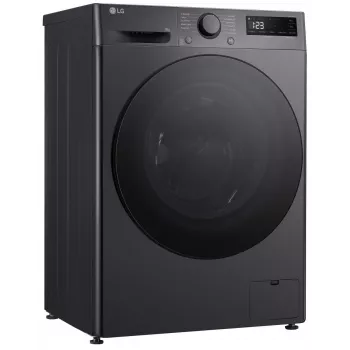 Pralka LG F2WR508S2M — ładowanie od przodu, 8 kg, 1200 obr./min, A efektywność, 60×48 cm, LED, middle Czarny