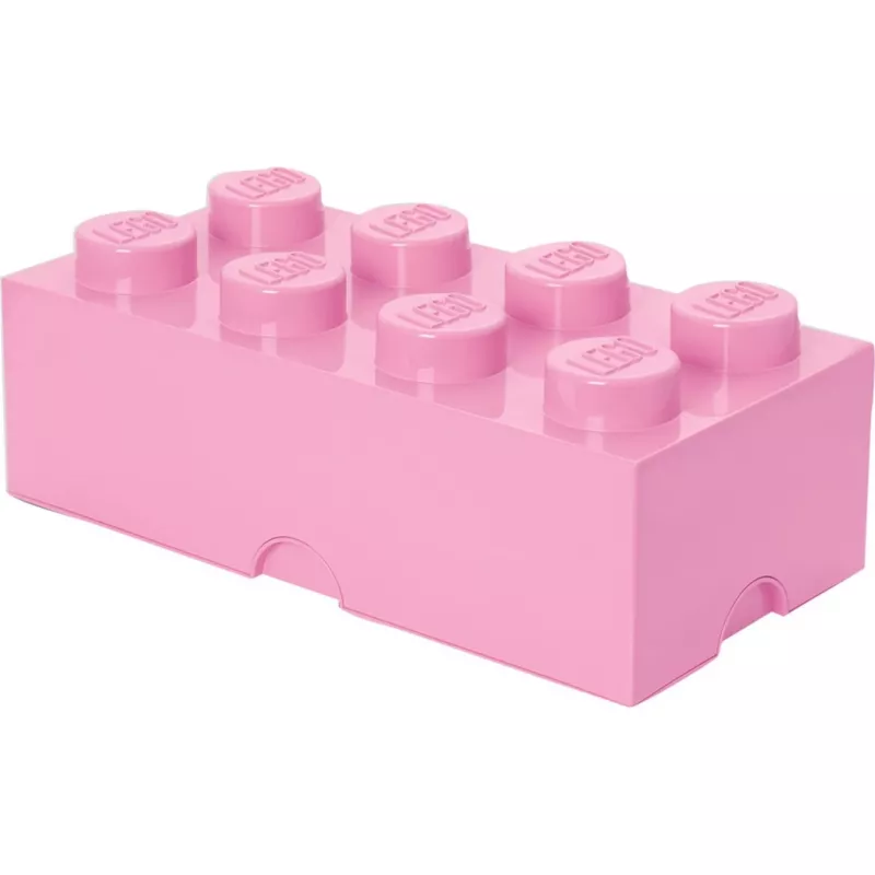LEGO Storage Brick 8 różowy, Pudełko do przechowywania różowe