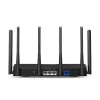 Router biurkowy MERCUSYS MR47BE — Trójpasmowe Wi‑Fi 7 (2.4/5/6 GHz), 9300 Mbps, 3× RJ‑45, 2.5GbE, 6 zewnętrznych anten