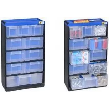 Pojemnik magazynowy allit VarioPlus Pro 53/21 B x H T 300 525 - modułowy magazynek na drobne części