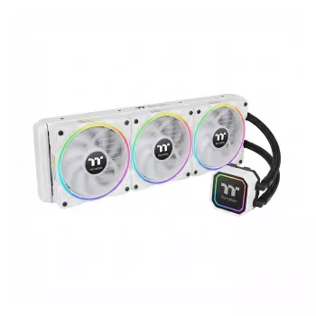 120mm Thermaltake TS140 EX RGB biały 3-pack wentylatory do obudowy, PWM, białe łopatki i rama