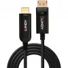 Kabel Lindy 10m światłowodowy hybrydowy DisplayPort 1.2 do HDMI 18G