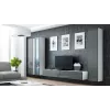 Cama Witryna VIGO '180' 180/40/30 biały/szary połysk