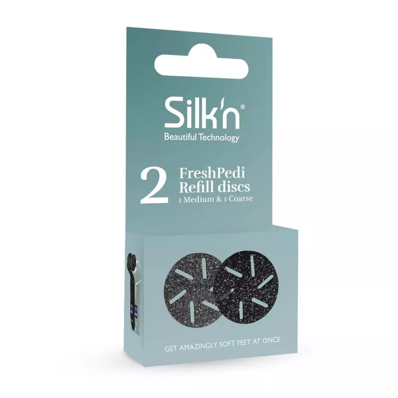 Wkłady uzupełniające do pedicure silk'n FreshPedii FPR2PEUMR001 — Średnie i szorstkie wkłady zamienne