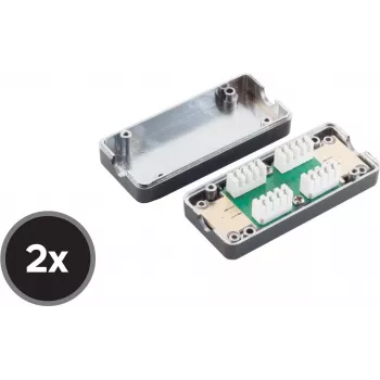 shiverpeaks BS75001-1SET2 Gniazdo sieciowe ścienne Cat6