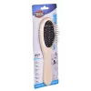 Szczotka dla psa Trixie 2315 drewniana dwustronna z włosiem nylonowym, drewniany uchwyt, 225×55 mm