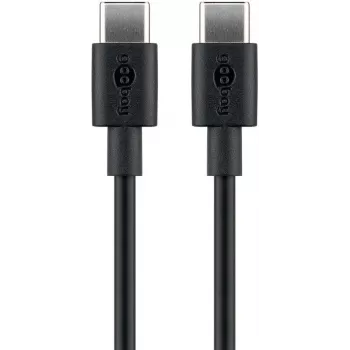 Goobay 51243 Kabel USB 2 m USB 2.0 USB C Czarny (51243)