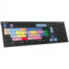 Logickeyboard LKB-MCOM4-A2PC-FR Klawiatura USB AZERTY Francuski Czarna (LKB-MCOM4-A2PC-FR)