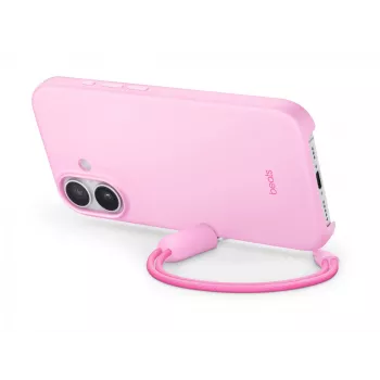 Etui z podstawką do iPhone 17 Apple Beats z MagSafe i sterowaniem aparatem, różowo-kamyczkowy, PC i mikrofibra