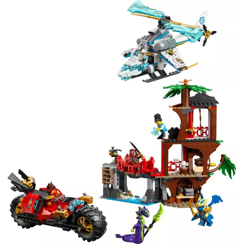 LEGO NINJAGO 71857 Bitwa w Domku na Drzewie z Pojazdami Ninja
